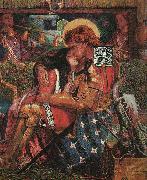 Dante Gabriel Rossetti The Wedding of Saint George and Princess Sabra oil painting